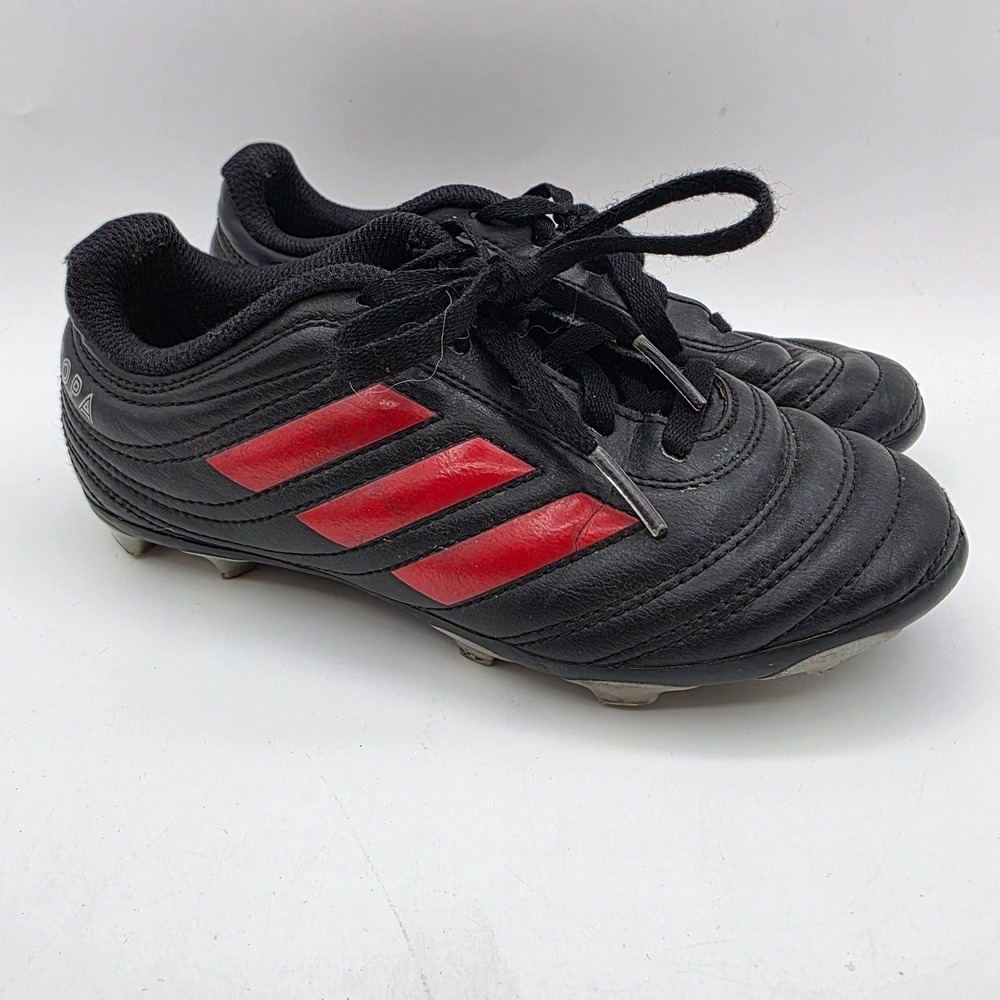 Adidas Copa 19.4 FG Soccer Cleats Black Red F35460 Kids Size 13.5K